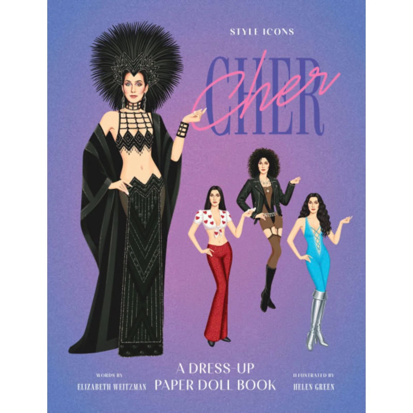 Style Icons: Cher: A Dress-up Paper Doll Book