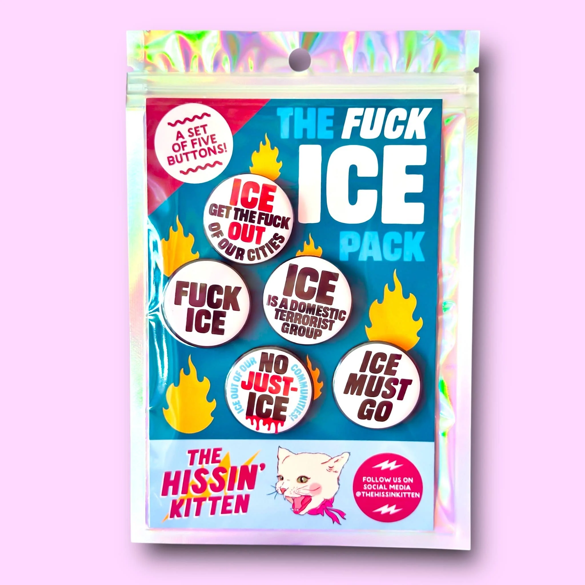 The FUCK I.C.E. Button Pack - Image 2
