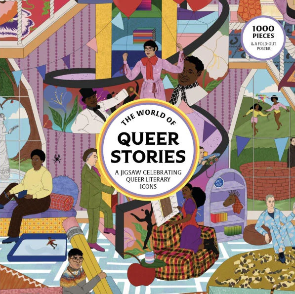 The World of Queer Stories A 1000-piece Jjigsaw: Celebrating LGBTQ+ Literary Icons