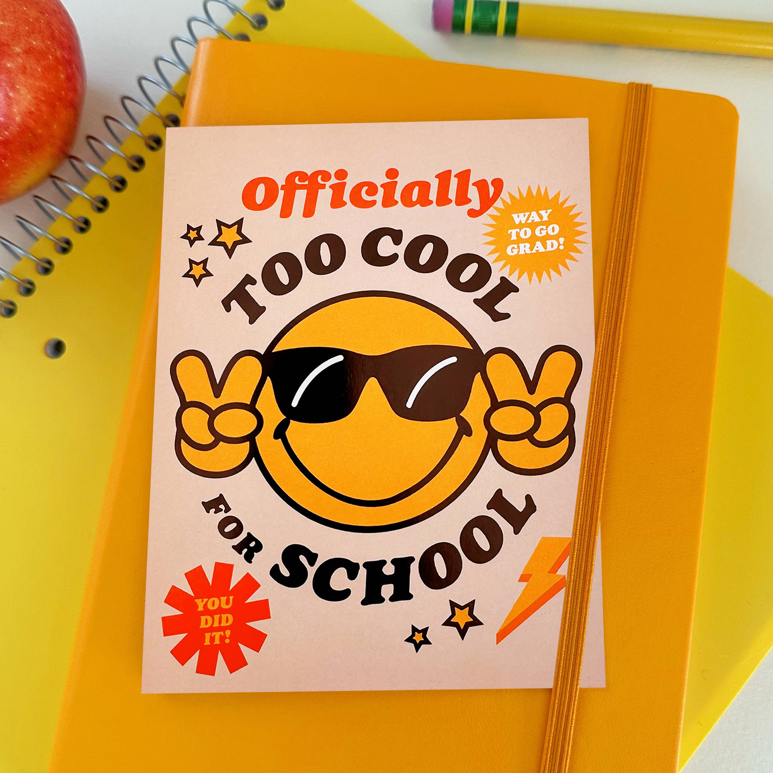 Too Cool for School Graduation Card - Image 2