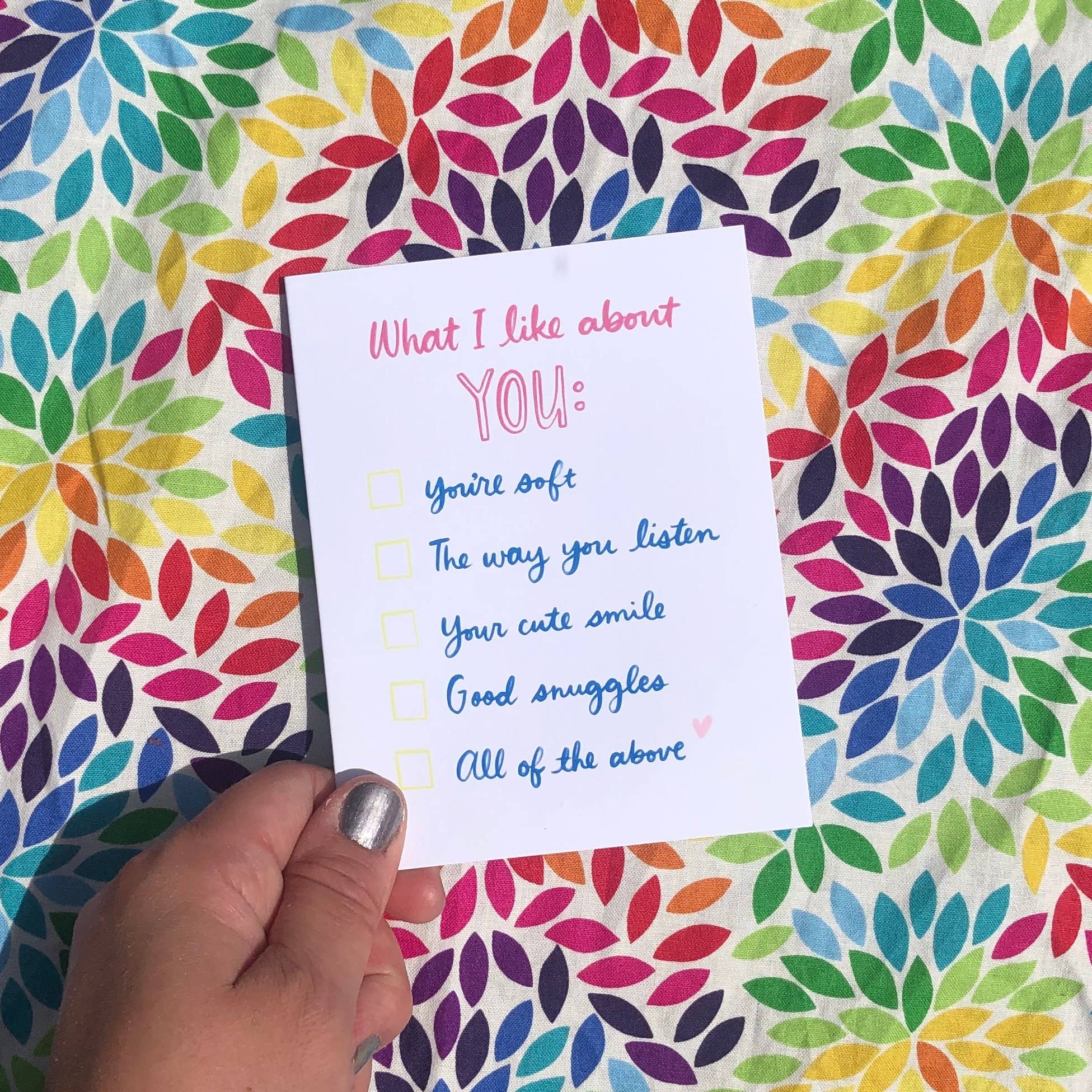 What I Like About You Love/Annivrsary Card - Image 2