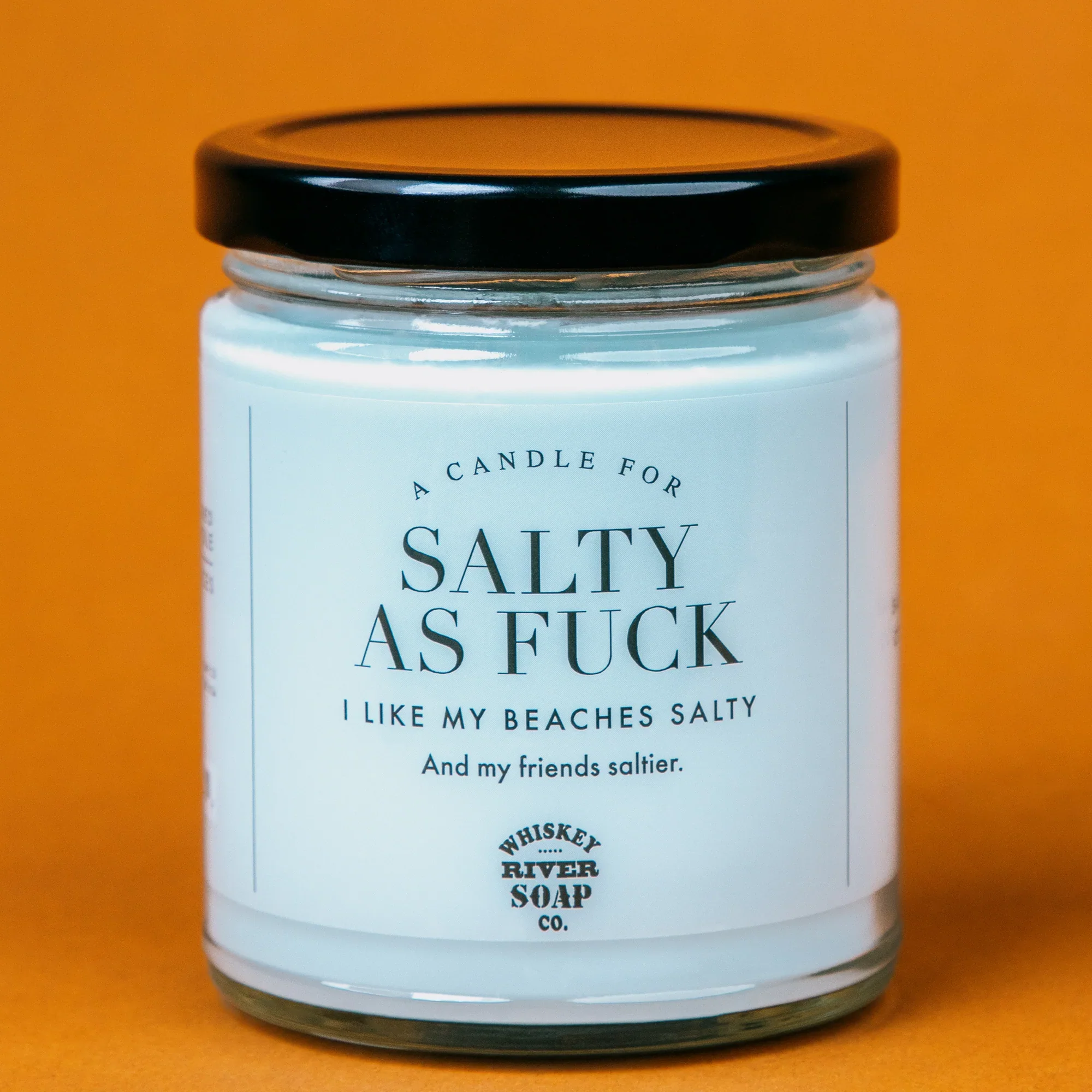 Whiskey River Soap Co. 6.5oz. Candle - Salty as Fuck