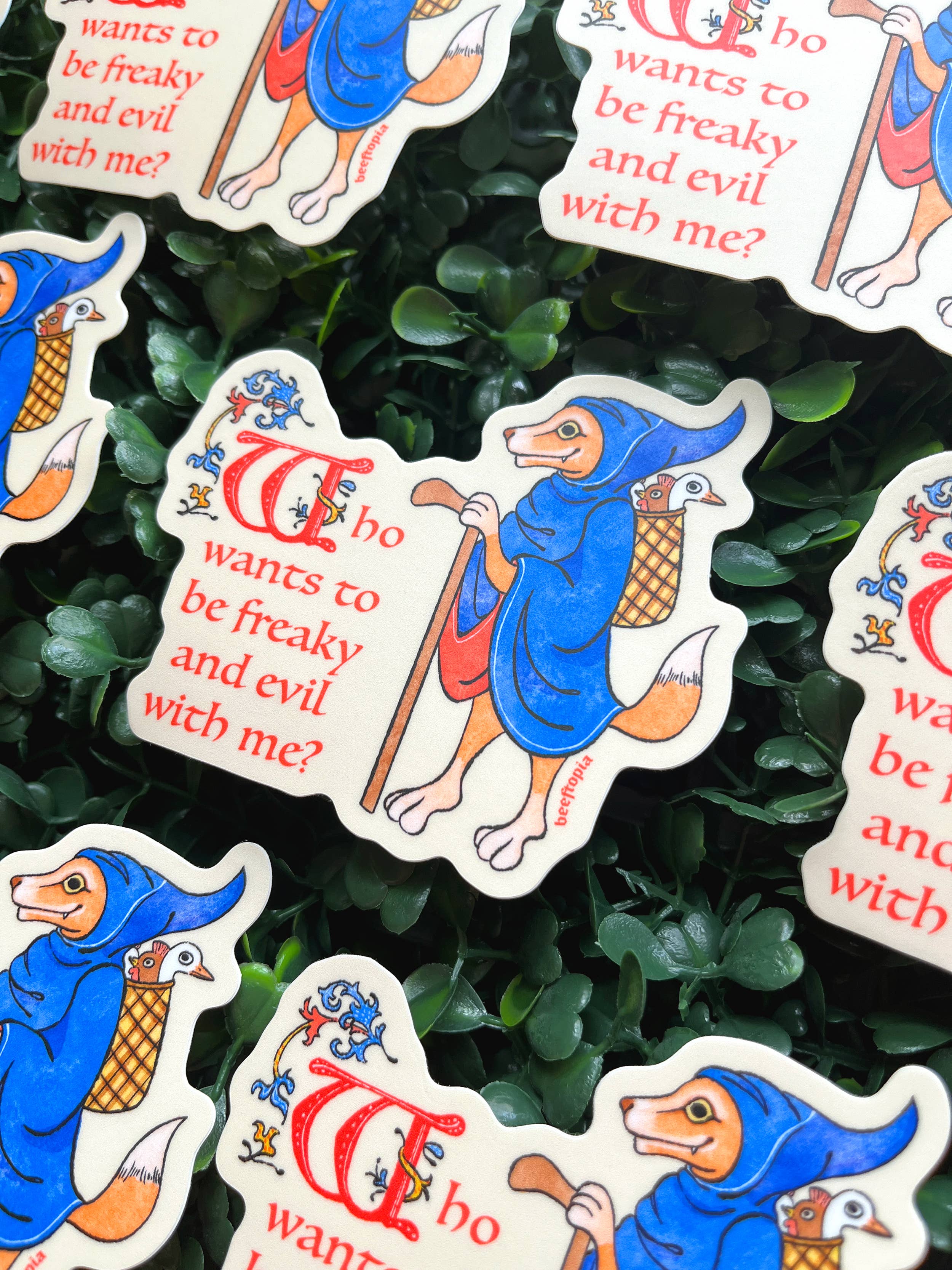 'Who Wants to Be Freaky and Evil with Me?' - Sticker - Image 4