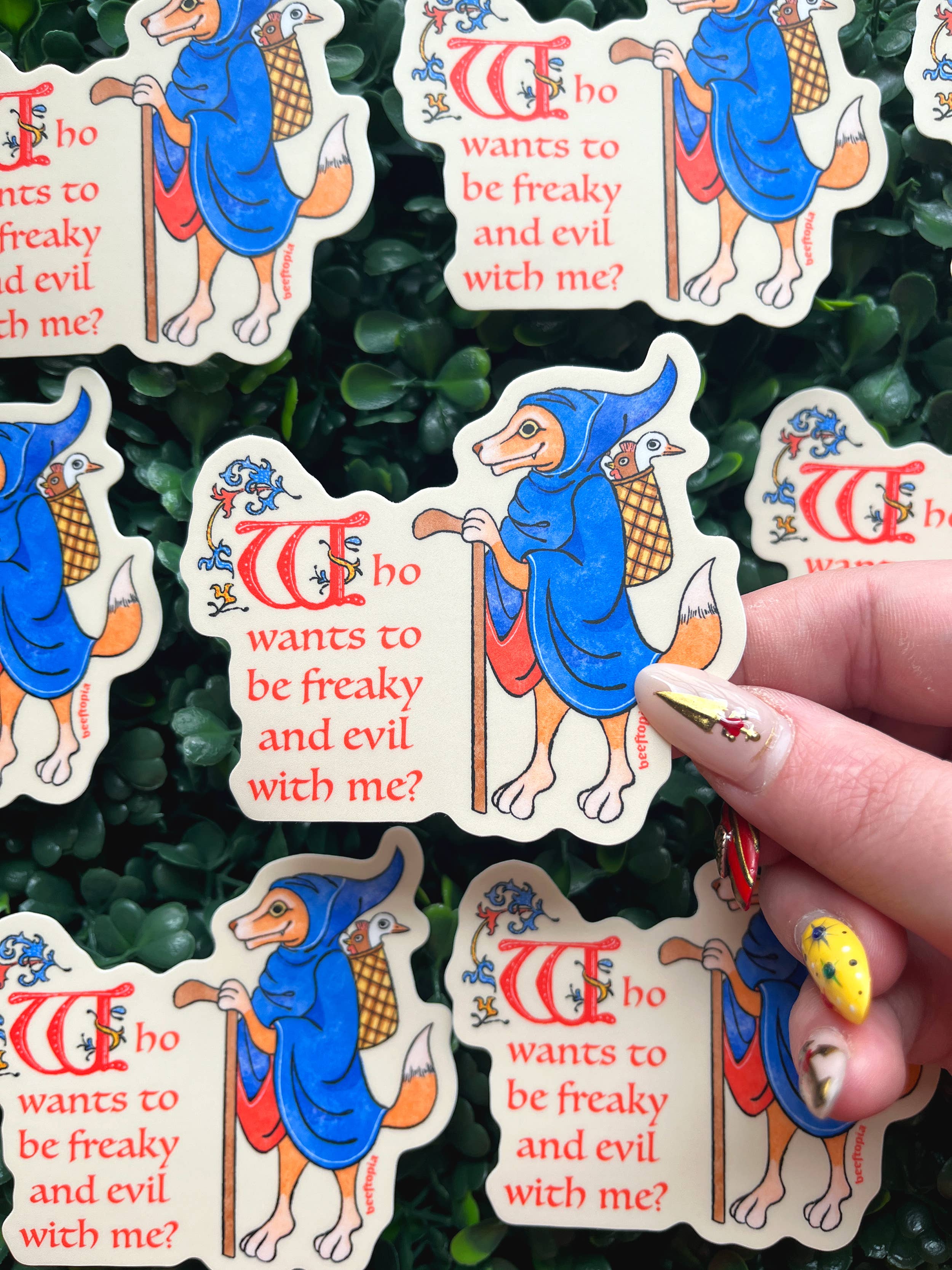 'Who Wants to Be Freaky and Evil with Me?' - Sticker - Image 5