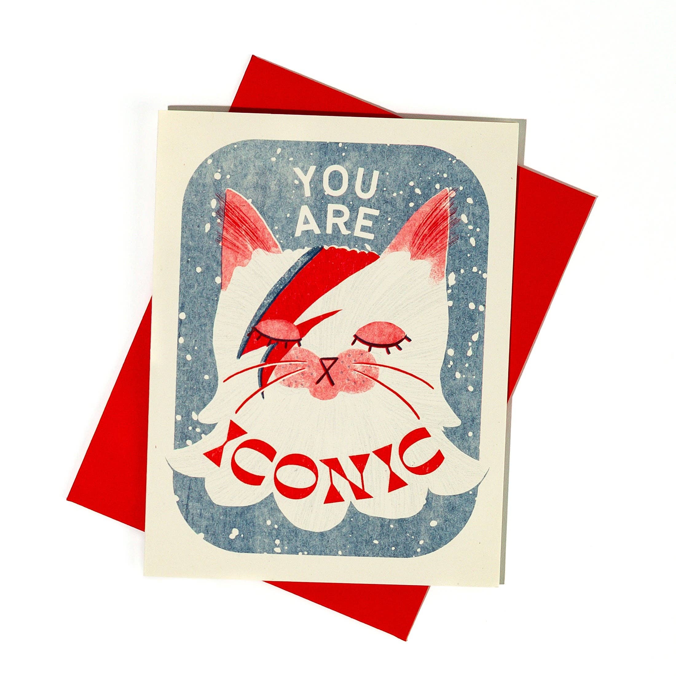 You Are Iconic - Risograph Friendship Card - Image 2