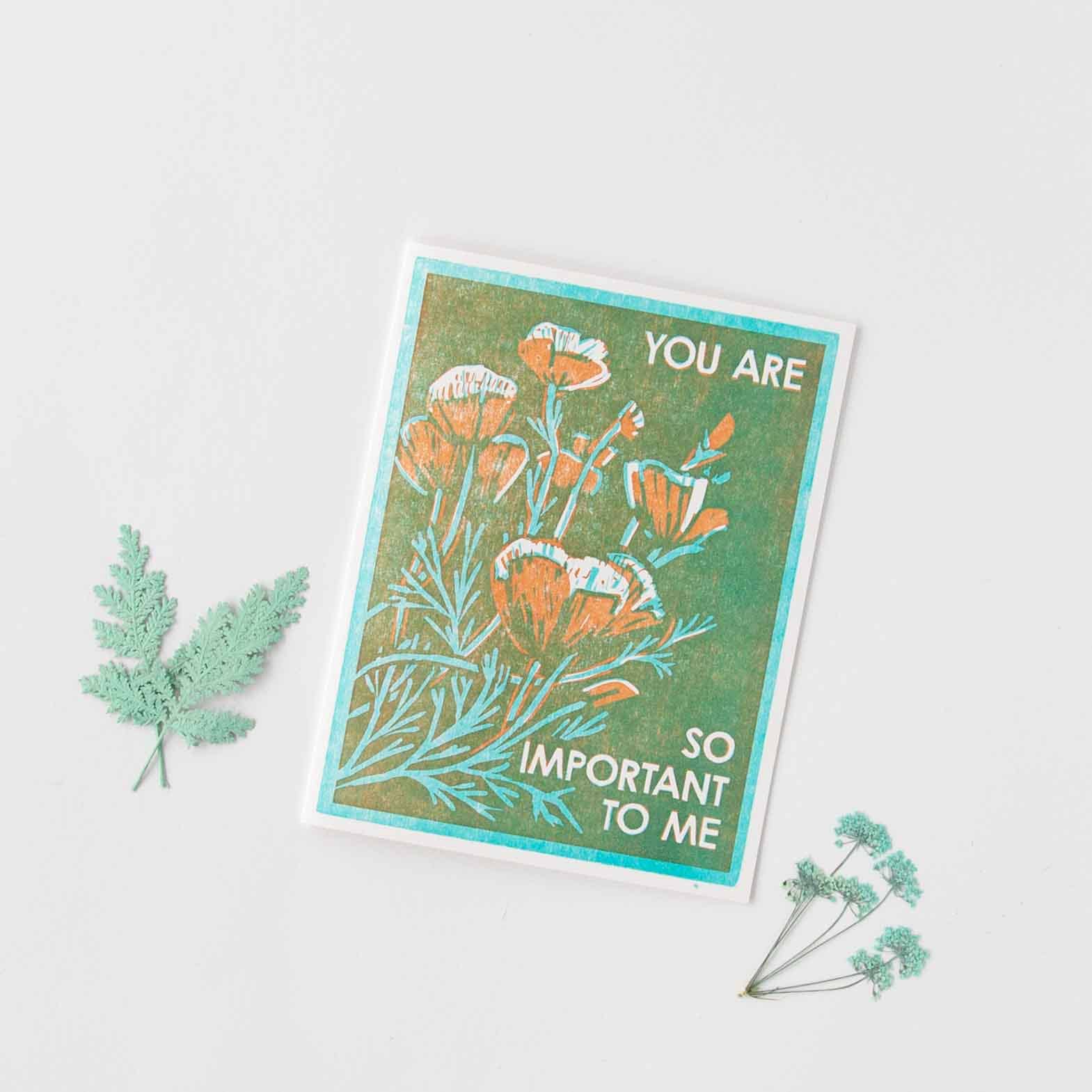 You Are So Important Friendship/Encouragement Card - Image 2
